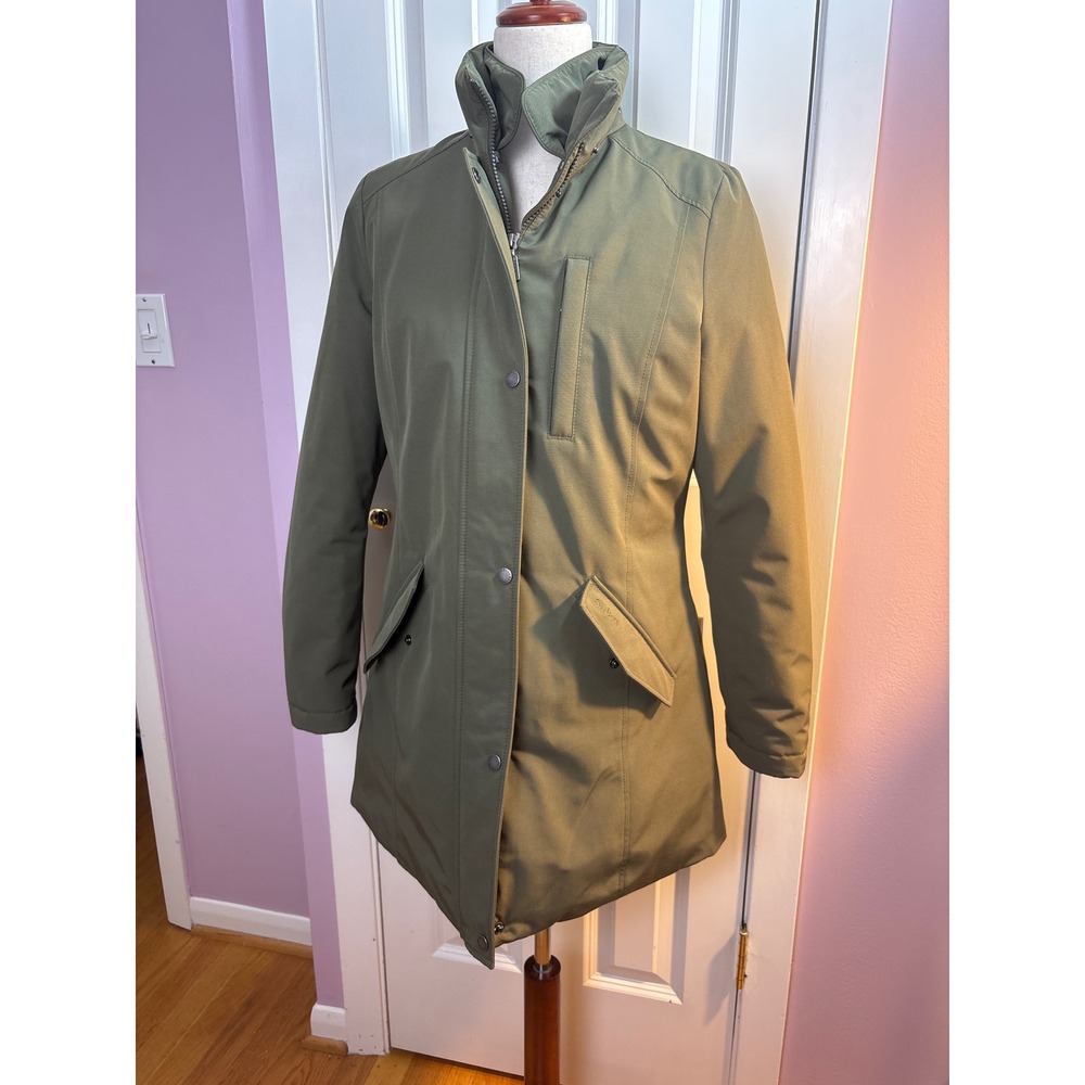 Barbour Womens Waterproof Breathable Parka Jacket Olive‎ Green Size US 8 UK 12